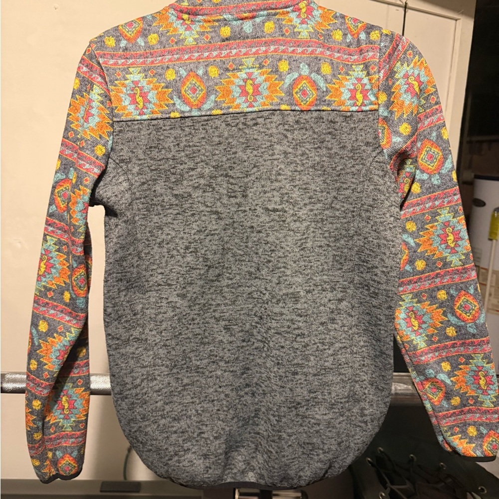 Simply Southern Colorful Aztec Patterned Pullover Sweater - Picture 6 of 10